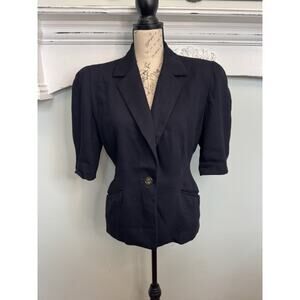 DKNY Vintage Short Sleeve Blazer Size 8
